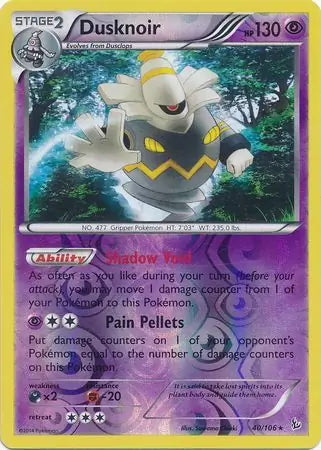 Flashfire Dusknoir #40/106 reverse holo